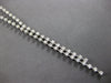 4.32CT DIAMOND 14KT WHITE GOLD BY THE YARD SEMI ETERNITY 2 ROW LARIAT NECKLACE