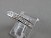 ESTATE 2.16CTW PRINCESS DIAMOND ETERNITY 14K WHITE GOLD WEDDING RING F VVS #2103