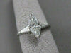 ESTATE 1.51CTW MARQUISE DIAMOND PLATINUM CLASSIC ENGAGEMENT RING EGL USA #18830