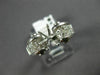ESTATE WIDE 1.10CT DIAMOND 14KT WHITE GOLD 3D SEMI MOUNT ENGAGEMENT RING #11781