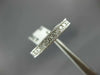 ESTATE 0.25CT DIAMOND 14KT WHITE GOLD FILIGREE MILGRAIN ETERNITY RING #19628