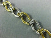 ESTATE WIDE 2.80CT DIAMOND 18K 2 TONE GOLD 3D CLASSIC MULTI WAVE TENNIS BRACELET