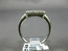 ESTATE WIDE 1.36CT DIAMOND 14KT WHITE GOLD RECTANGULAR INVISIBLE ENGAGEMENT RING