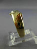 ESTATE .05CT DIAMOND 14KT WHITE & YELLOW GOLD MENS WEDDING RING BAND#22004