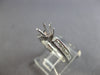 .60CT DIAMOND 14KT WHITE GOLD SIX PRONG CHANNEL SEMI MOUNT ENGAGEMENT RING 28073