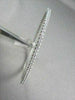 ANTIQUE NARROW 2.54CT DIAMOND 18KT WHITE GOLD 2MM WIDE BANGLE SIMPLE & BEAUTIFUL