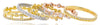 1.22CT DIAMOND 14K TRI COLOR GOLD MULTI RING STACKABLE ETERNITY ANNIVERSARY RING