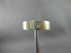 ESTATE .17CT DIAMOND 18KT WHITE & YELLOW GOLD MATTE SINGLE STONE MENS RING #9336