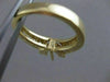 ESTATE 1.58CTW DIAMOND 18K YELLOW GOLD ENGAGEMENT RING SEMI MOUNT SETTING #20656