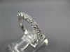 .92CT DIAMOND 18K WHITE GOLD CLASSIC SHARED PRONG SEMI ETERNITY ANNIVERSARY RING