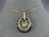 ESTATE 1.87CT MULTI COLOR DIAMOND 18K ROSE GOLD CIRCULAR INTERCHANGABLE NECKLACE