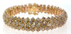 EXTRA LARGE 22.70CT MULTI COLOR PINK DIAMOND 18KT ROSE GOLD MULTI SHAPE BRACELET