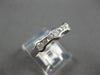 .35CT DIAMOND 14K WIHITE GOLD SEMI BEZEL 7 STONE ROUND WEDDDING ANNIVERSARY RING