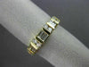 .75CT ROUND & BAGUETTE DIAMOND 14KT YELLOW GOLD SEMI ETERNITY WEDDING RING #1180