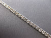 ESTATE 1.67CT DIAMOND 14KT WHITE GOLD 3D CLASSIC 2MM ROUND TENNIS BRACELET