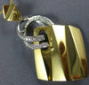 ESTATE LARGE .30CT DIAMOND 18KT WHITE & YELLOW GOLD 3D MULTI SHAPE FUN PENDANT