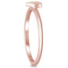 ESTATE 14KT ROSE GOLD 3D CLASSIC HEART SHAPE FUN LOVE RING