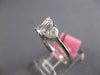 GIA 1.50CT DIAMOND 18KT WHITE GOLD 3D FLAME SHAPE & KITE 3 STONE ENGAGEMENT RING