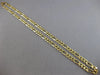 ESTATE 14KT YELLOW GOLD 3D SOLID 5MM ITALIAN FIGARO 18 INCH MENS NECKLACE #27459
