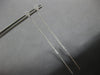 ESTATE LARGE .14CT DIAMOND 18KT WHITE GOLD 3D GEOMETRICAL FUN HANGING EARRINGS