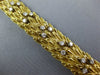 ESTATE WIDE 1.36CT DIAMOND 18KT YELLOW GOLD 3D HANDCRAFTED MULTI LEAF BRACELET