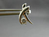 ESTATE .30CT ROUND DIAMOND 14KT WHITE GOLD 3D X LOVE TENSION STUD EARRINGS 22120