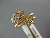 ESTATE WIDE .23CT DIAMOND 18KT TRI COLOR GOLD 3D MULTI STAR FLEXIBLE FUN RING