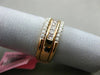 ESTATE WIDE 1.15CT WHITE & PINK DIAMOND 18KT WHITE & ROSE GOLD ANNIVERSARY RING