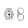 .50CT DIAMOND 14KT WHITE GOLD 3D CLASSIC SOLITAIRE BEZEL MARTINI STUD EARRINGS