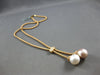 LARGE .27CT DIAMOND & AAA WHITE & PINK SOUTH SEA PEARL 18KT ROSE GOLD NECKLACE