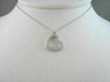 ANTIQUE LARGE MICRO PAVE 14KT WHITE GOLD DIAMOND HEART PENDANT ONE OF A KIND !!!