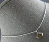 ESTATE 1.82CT CHOCOLATE FANCY DIAMOND 18KT WHITE GOLD PENTAGON SOLITAIRE PENDANT