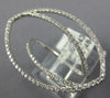 ESTATE LARGE .48CT DIAMOND 18KT WHITE GOLD 3D SIDEWAYS LEAF CRISS CROSS FUN RING