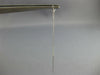 LONG .14CT DIAMOND 14KT WHITE GOLD 3D GEOMETRICAL CAHIN BAR FUN HANGING EARRINGS