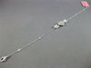 .43CT DIAMOND 18KT WHITE GOLD ROUND & BAGUETTE HEART SHAPE BY THE YARD BRACELET