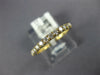 ESTATE .39CT DIAMOND 18KT YELLOW GOLD 3D ROUND 2mm CLASSIC ANNIVERSARY RING