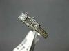 ESTATE .51CT DIAMOND 14KT WHITE GOLD 3D LUCIDA SEMI MOUNT ENGAGEMENT RING #23798