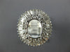 LARGE 2.60CT DIAMOND 18KT WHITE GOLD ROUND & BAGUETTE SEMI MOUNT BALLERINA RING