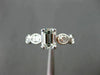 ESTATE EGL 2.24CT EMERALD CUT DIAMOND 18K W GOLD ENGAGEMENT RING I VS2 7X5 21171