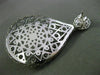 ESTATE EXTRA LARGE .36CT DIAMOND 14KT WHITE & BLACK GOLD WOVEN HANGING EARRINGS