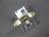 1.0CT DIAMOND 18KT YELLOW GOLD PRINCESS CHANNEL SEMI ETERNITY ANNIVERSARY RING