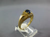 .28CT DIAMOND & AAA SAPPHIRE 14KT YELLOW GOLD 3D OVAL & ROUND ENGAGEMENT RING