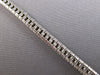 WIDE 4.24CT DIAMOND 14KT 2 TONE GOLD MULTI ROW SEMI ETERNITY FLEXIBLE BRACELET