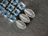 EXTRA LARGE 26.54CT DIAMOND & AAA AQUAMARINE 14KT WHITE GOLD MULTI ROW NECKLACE