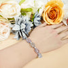 LARGE 52.68CT DIAMOND & AAA MULTI COLOR SAPPHIRE 18KT WHITE GOLD TENNIS BRACELET
