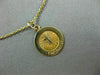 ESTATE 14KT YELLOW GOLD 3D STARBURST CROSS RELIGIOUS CONFIRMATION PENDANT #24994