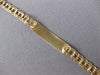 ESTATE CLASSIC 14KT YELLOW GOLD 3D CLASSIC 4MM FIGARO 7 INCH BRACELET #27404