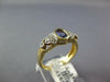 .48CT DIAMOND & AAA TANZANITE 14KT YELLOW GOLD 3D OVAL DOUBLE HEART PROMISE RING