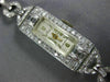 ANTIQUE CHOISI 1.0CT OLD MINE DIAMOND PLATINUM 3D CLASSIC RECTANGULAR WATCH 2218