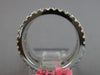 LARGE 3.64CT DIAMOND 18K WHITE GOLD 3D ROUND & BAGUETTE WEDDING ANNIVERSARY RING